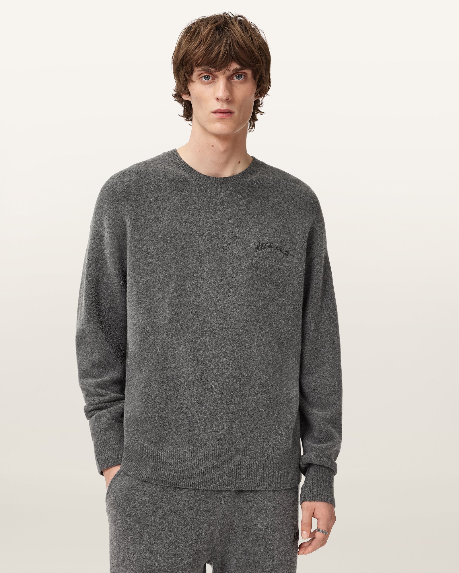 Odessa gestickter Crew-Knit