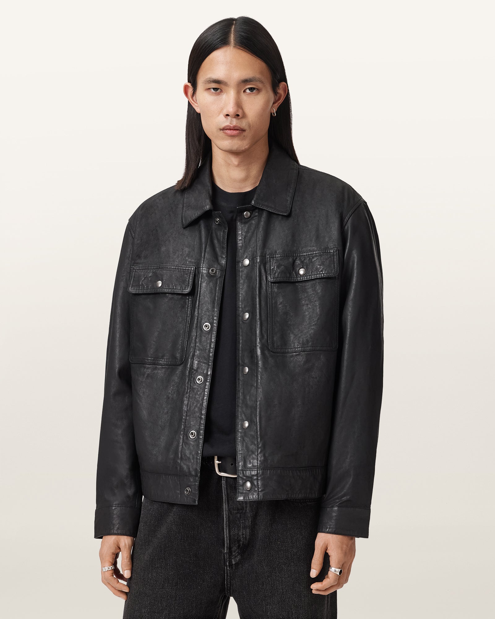 Shelton Lederjacke