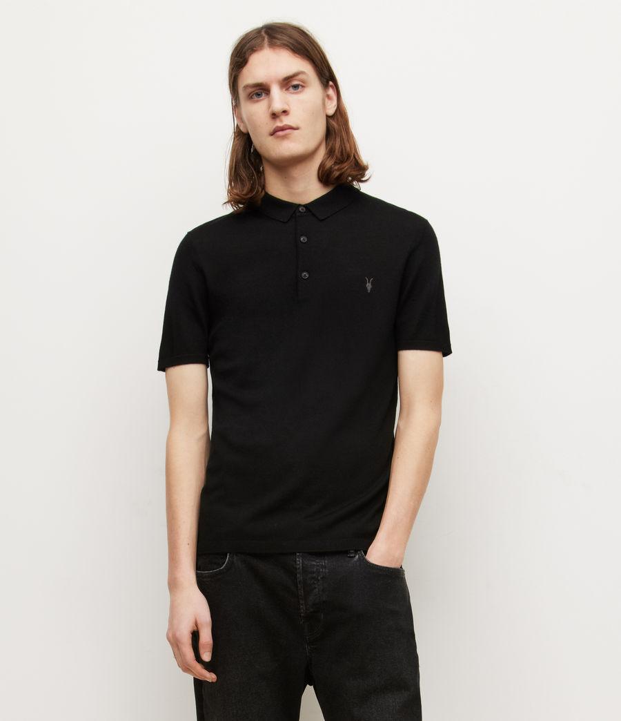 Mode Merino Kurzarm-Polo-Strickware