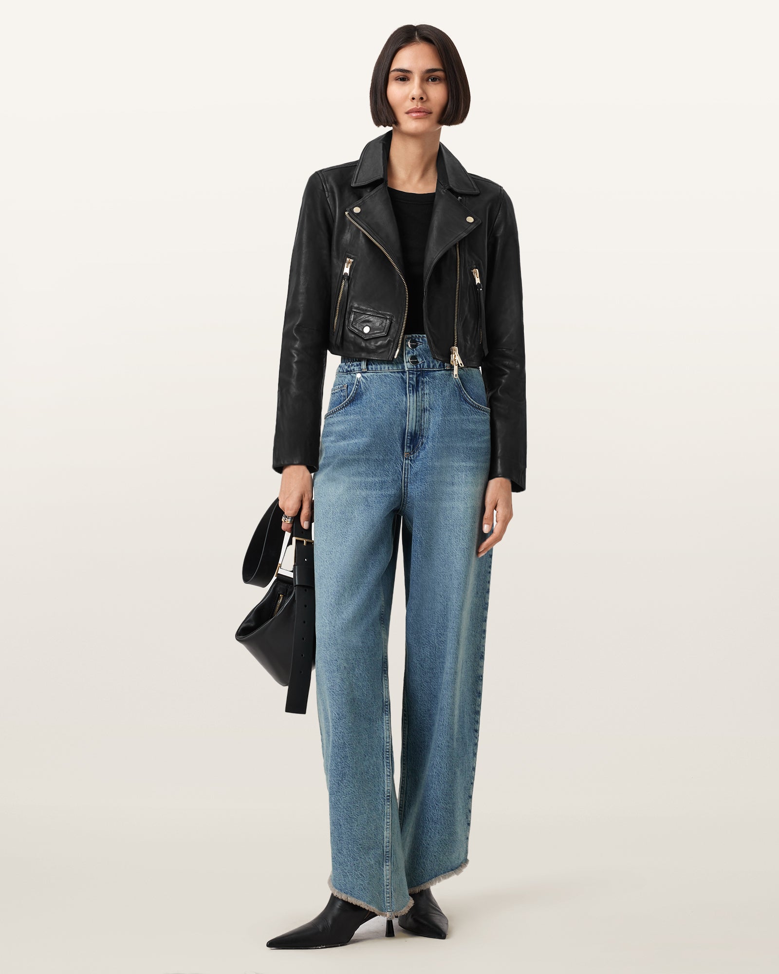 Elora Lederbikerjacke