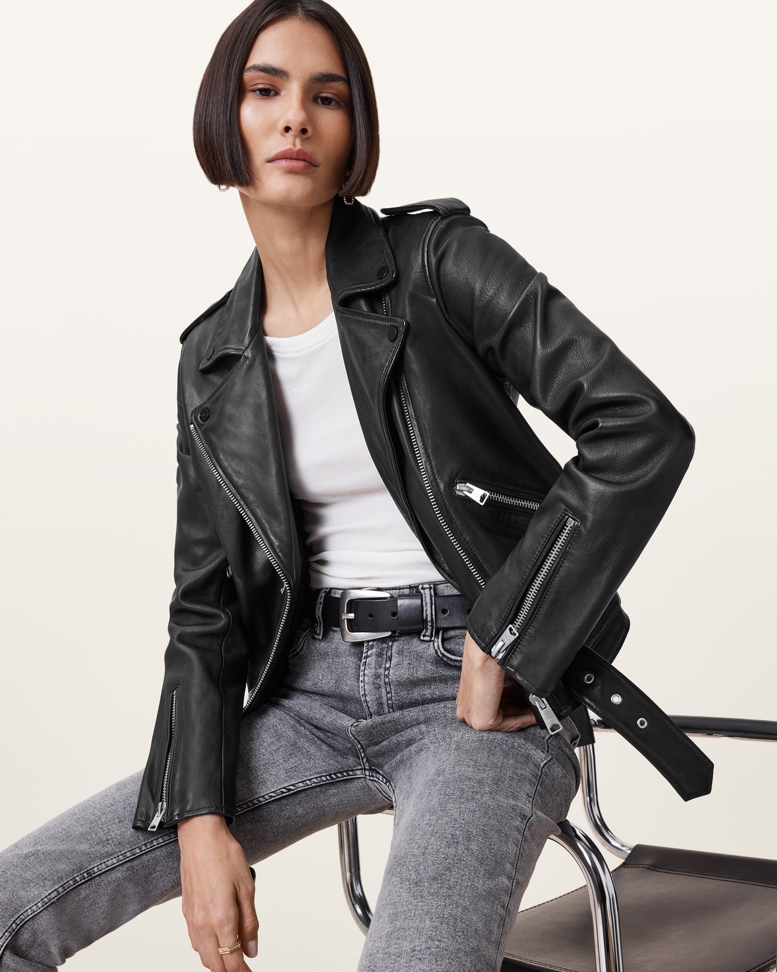 Balfern Biker-Lederjacke