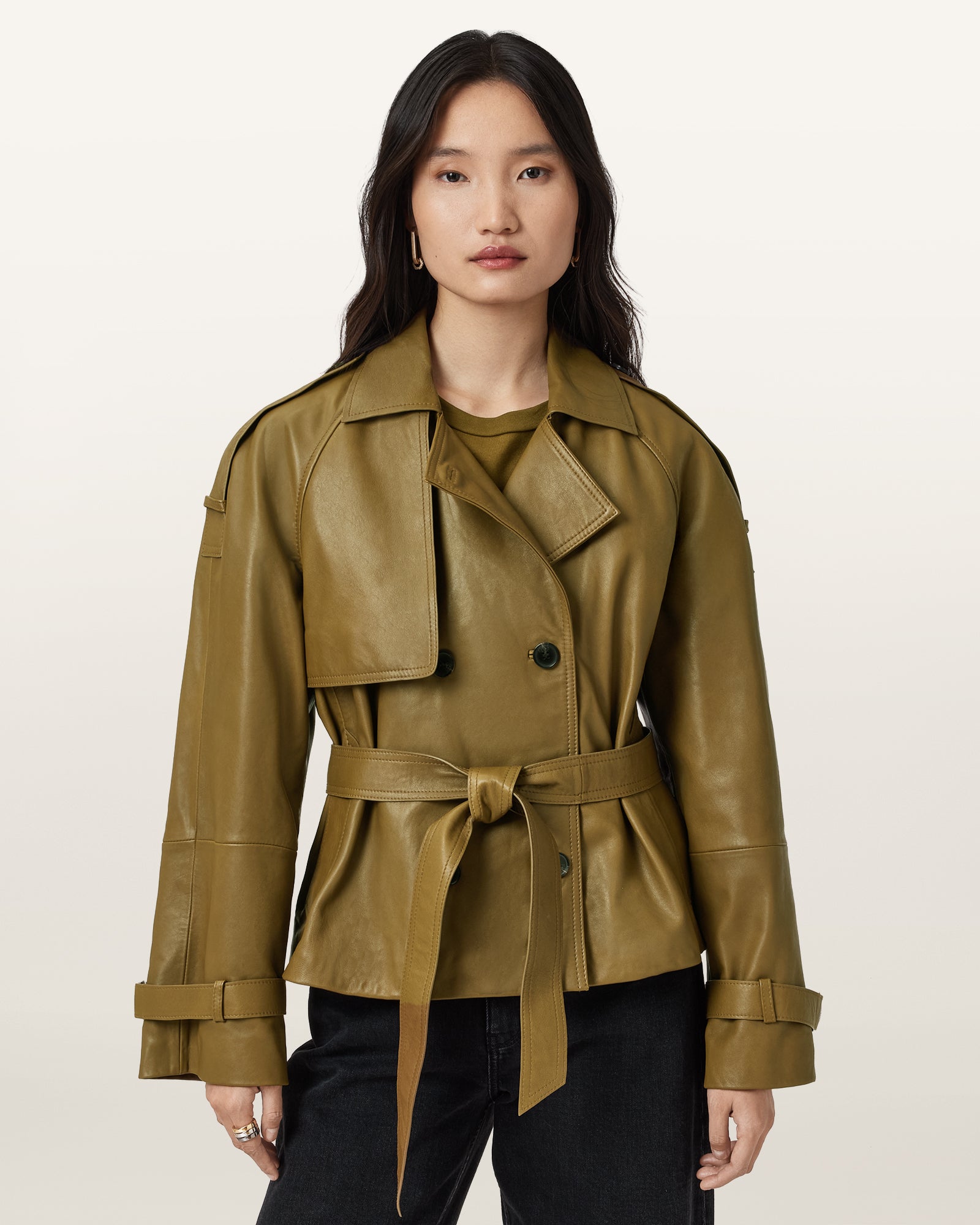 Reed-Jacke Lederjacke
