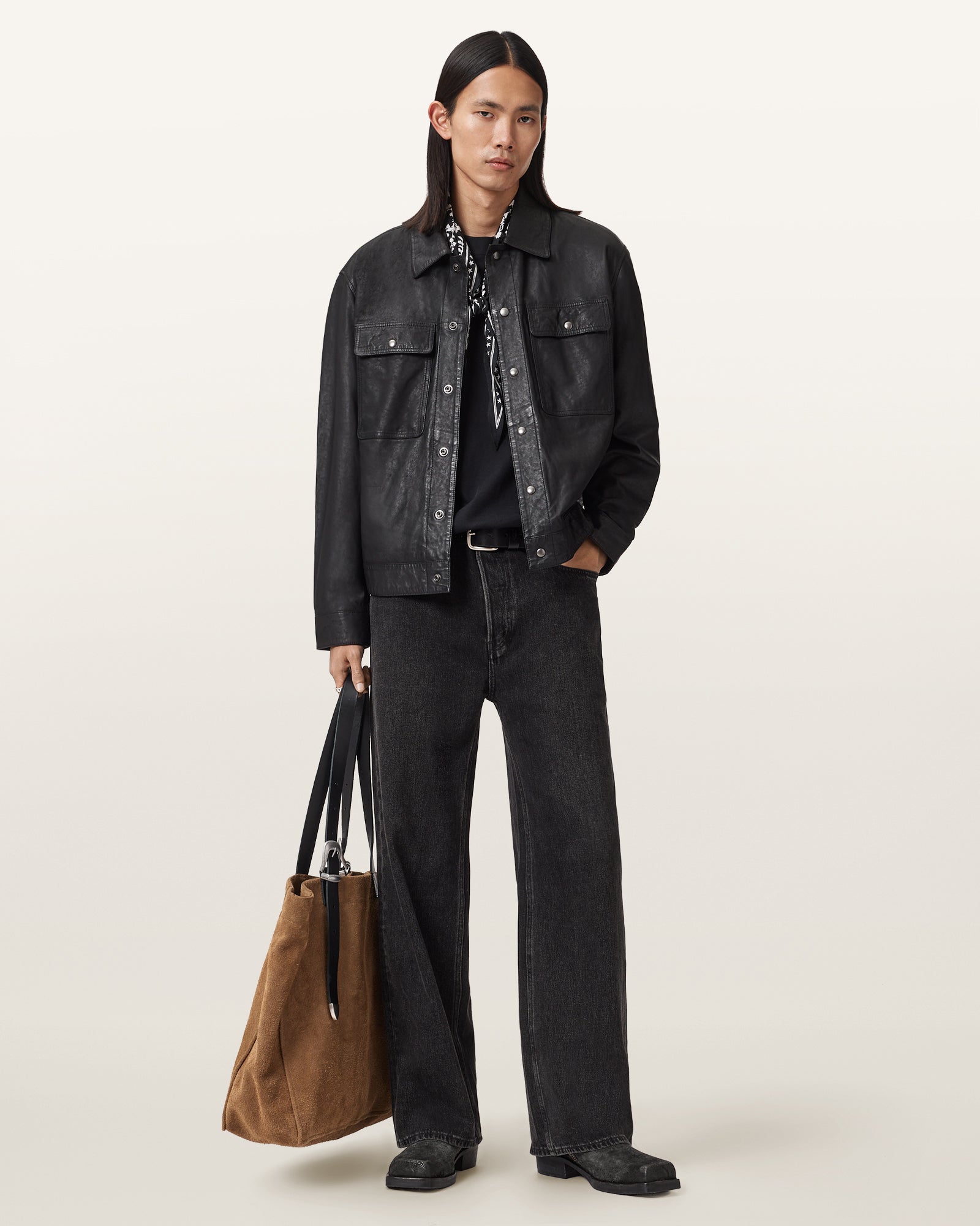 Shelton Lederjacke