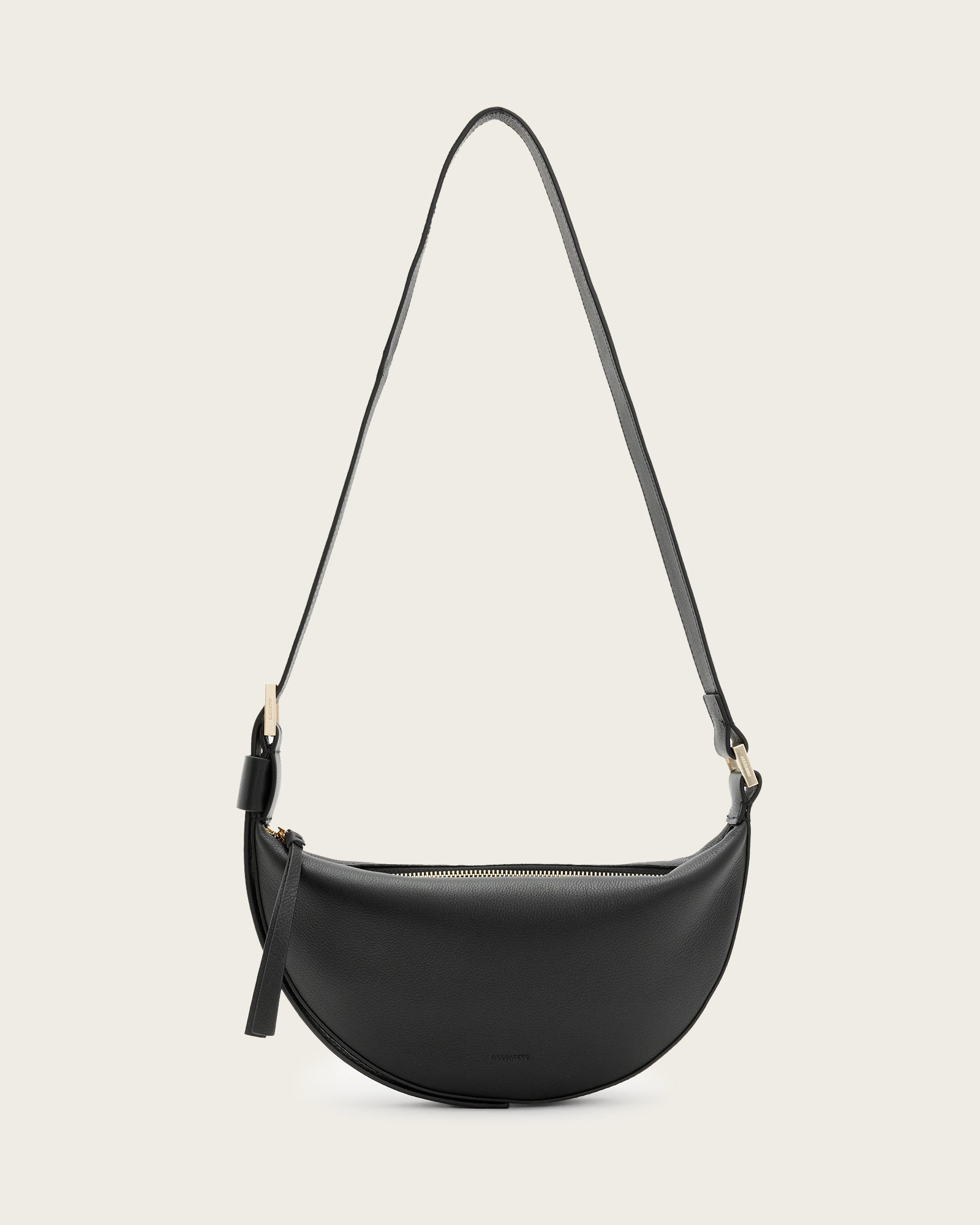 Halbmond-Leder-Crossbody-Tasche