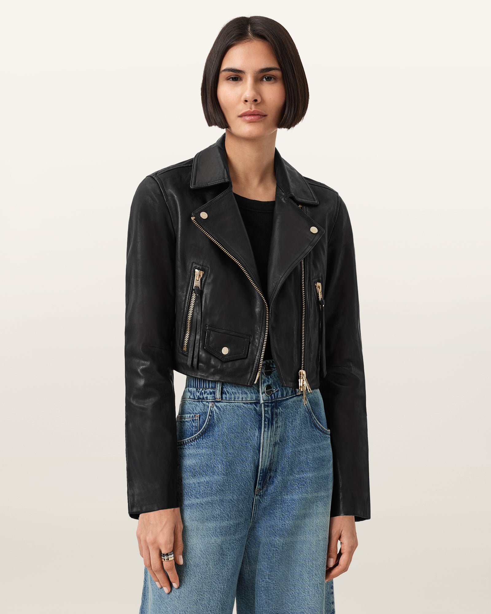 Elora Lederbikerjacke