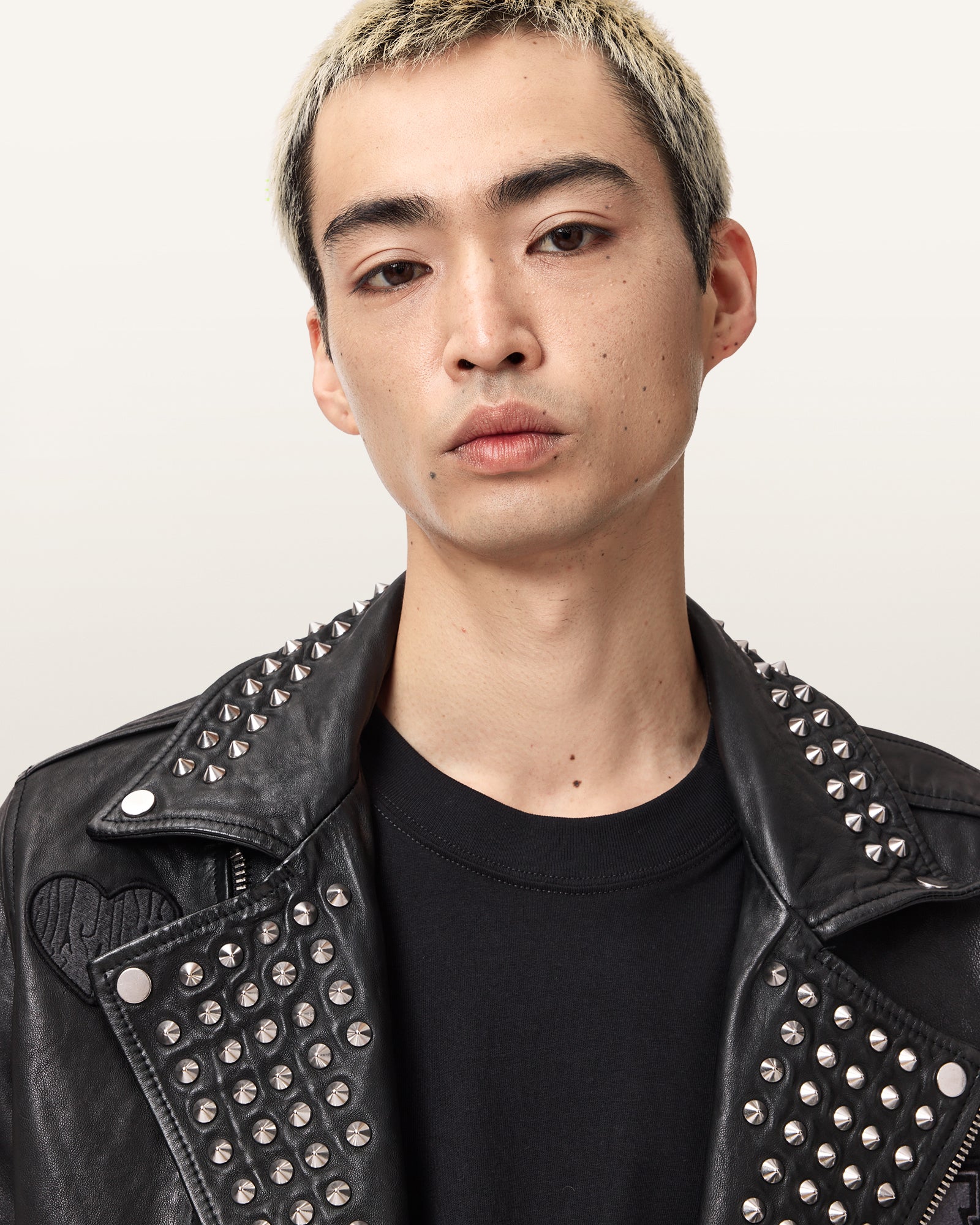 Cole Leder-Bikerjacke