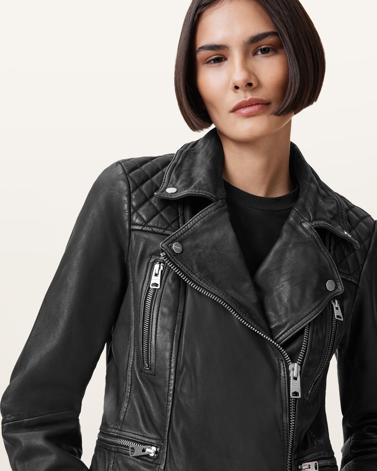 Cargo Biker Lederjacke