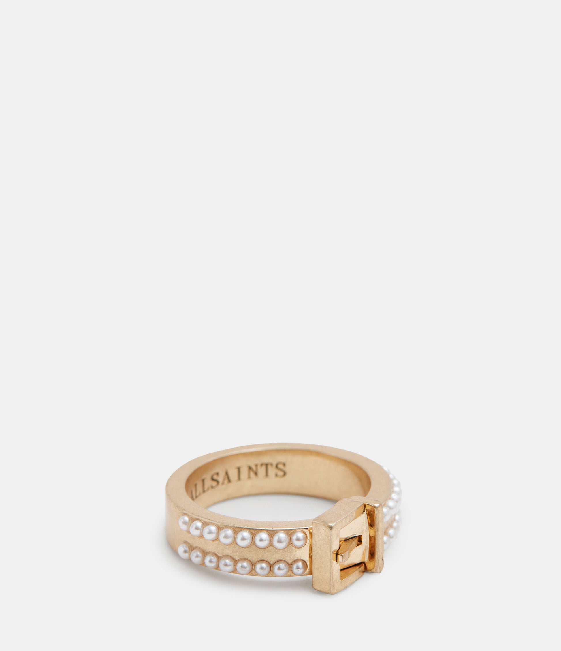 Brea Perlen-Verzierte Buckle-Ring
