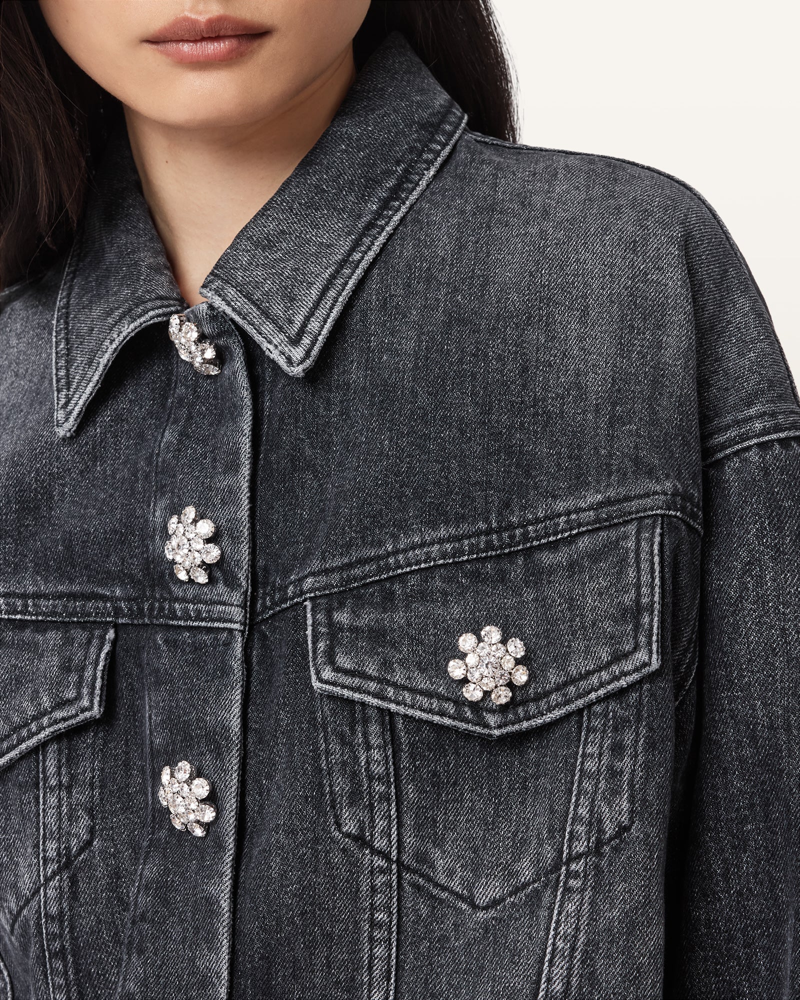 Beth Denim-Jacke