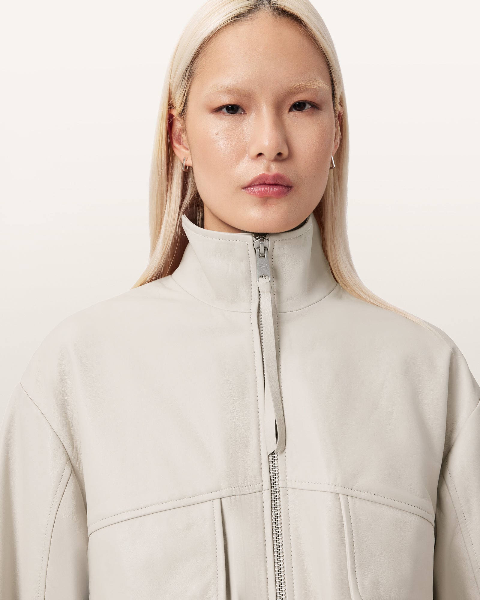 Flor-Lederjacke