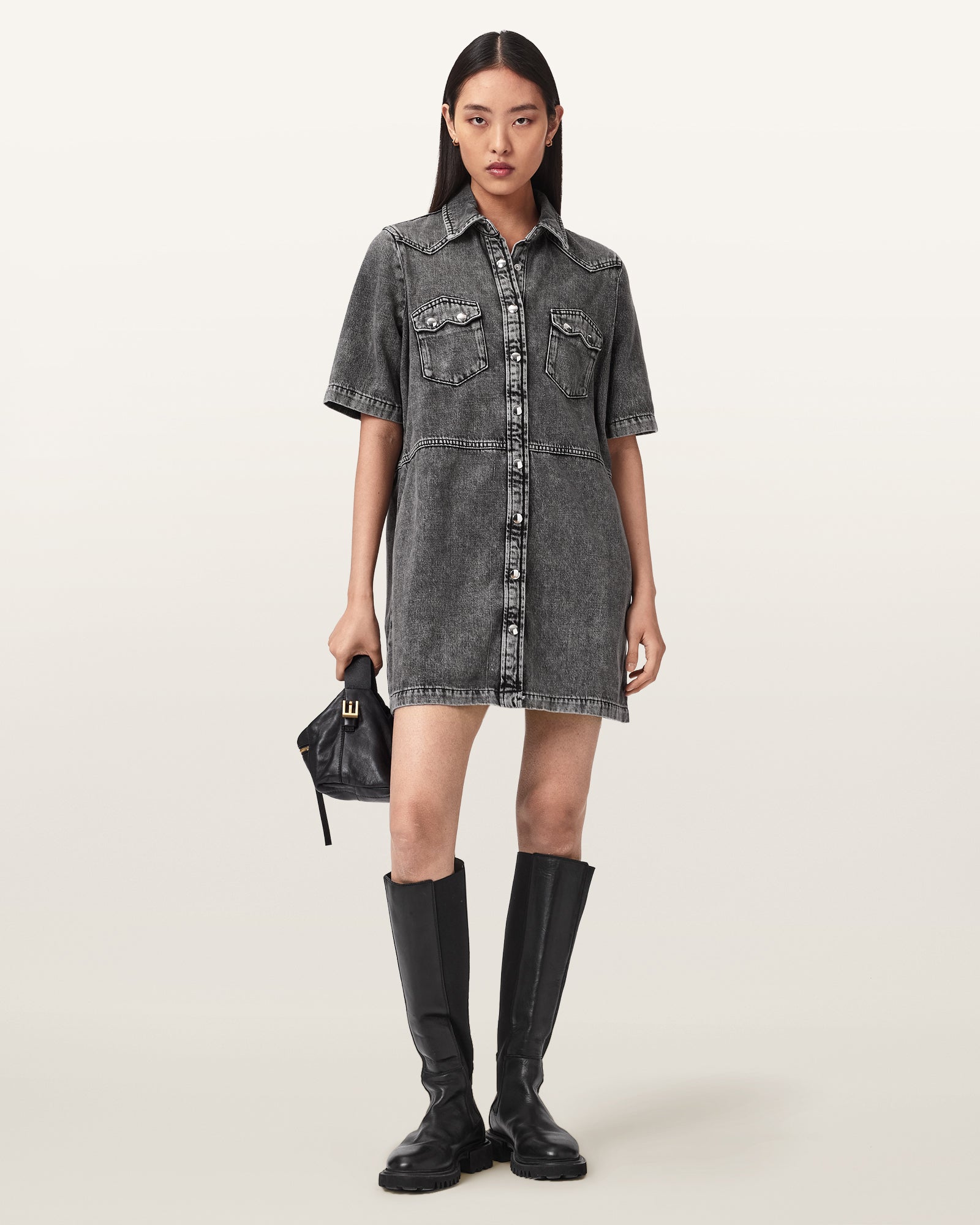 Rock-Denim-Kleid