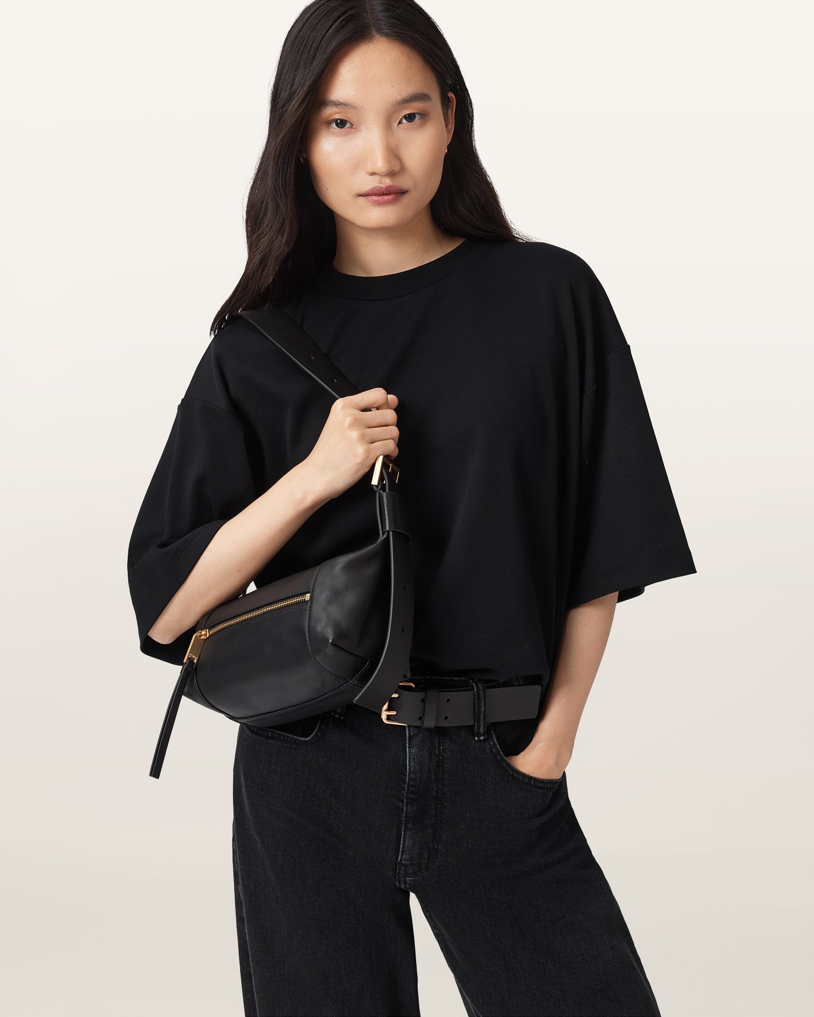Vega Mini Leder-Handtasche