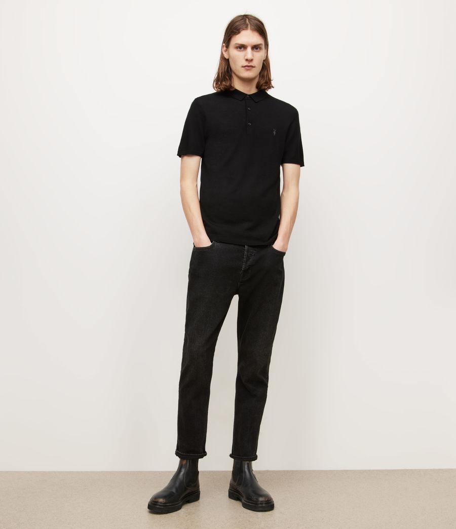 Mode Merino Kurzarm-Polo-Strickware